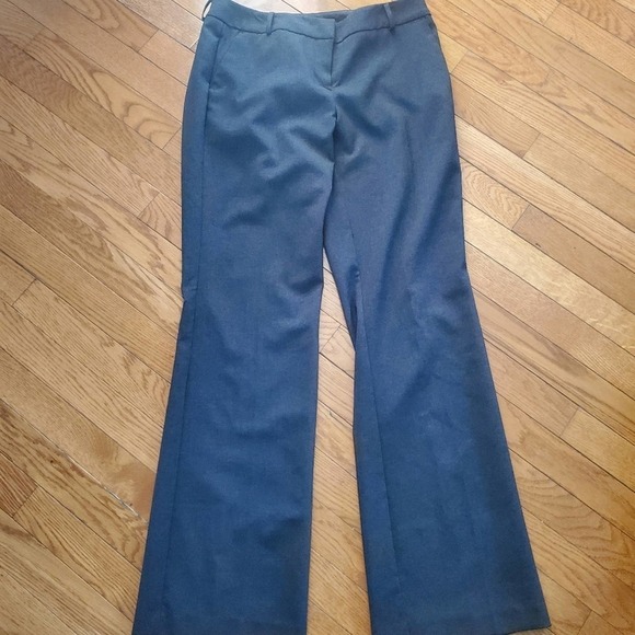 New York & Company Stretch size 4 Average Dark Grey Mid Rise Dress Pants - Picture 2 of 7
